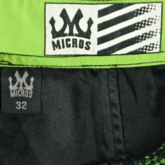 Micros men's 32 boardshorts with fleur de lis VGUC - Picture 2 of 3